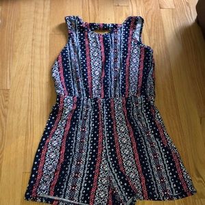 Patterned Romper